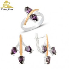 Altın +Gümüş Zirkon Taşlı Set